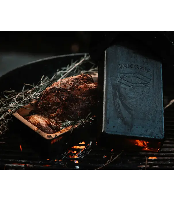Bricknic Bricknic - Kooksteen Zwart (Rechthoekig, cooking brick)