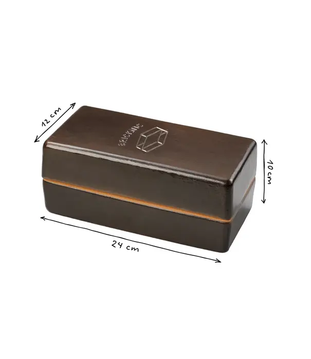 Bricknic Bricknic - Kooksteen Zwart (Rechthoekig, cooking brick)