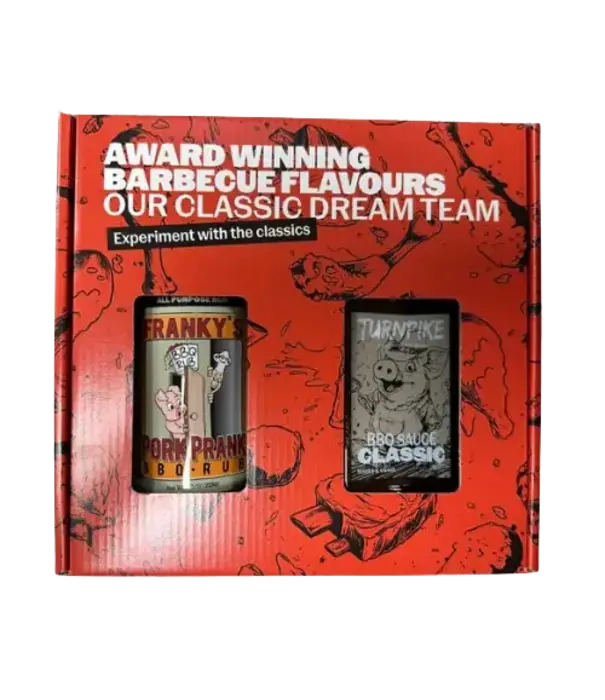 Turnpike BBQ Turnpike BBQ - Giftpack Award Winning Flavours (Franky's Rub en Classic Sauce)