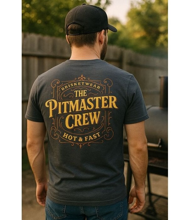 Brisketwear Brisketwear - T-Shirt - Pitmaster Crew "Hot & Fast" (Maat 2XL)