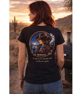 Brisketwear - T-Shirt - Desert Smoke Ladies Edition (Maat XS)