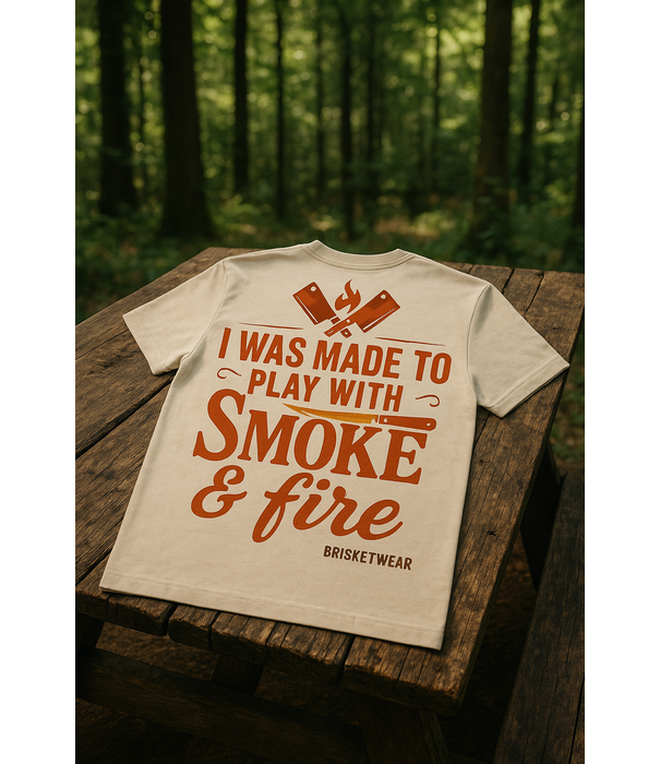 Brisketwear Brisketwear - T-Shirt - Off-White BBQ Quote (Maat 2XL)