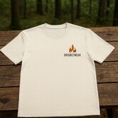Brisketwear - T-Shirt - Off-White BBQ Quote (Maat L)