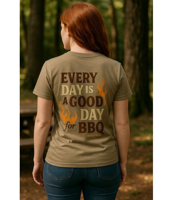 Brisketwear Brisketwear - T-Shirt - Mastic BBQ-Quote (Maat L)