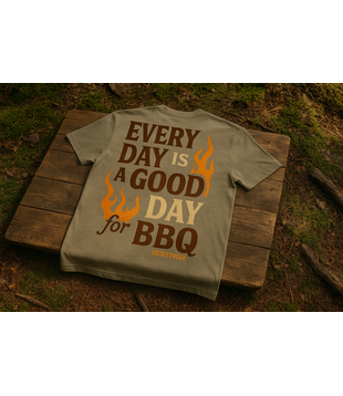 Brisketwear - T-Shirt - Mastic BBQ-Quote (Maat M)