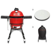ACTIE: Kamado Joe - Actiebundel Classic I + Pizzasteen + Afdekhoes (Kamado Classic I, Pizza Stone, Classic Cover)