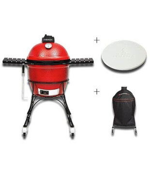 ACTIE: Kamado Joe - Actiebundel Classic I + Pizzasteen + Afdekhoes (Kamado Classic I, Pizza Stone, Classic Cover)