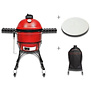 ACTIE: Kamado Joe - Actiebundel Classic I + Pizzasteen + Afdekhoes (Kamado Classic I, Pizza Stone, Classic Cover)