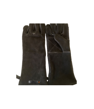 Xapron - BBQ Gloves Black / Black Madrid (Leder Handschoenen)