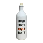 Fles Keramiek - Huisje Tuintje BBQ - 750 ml