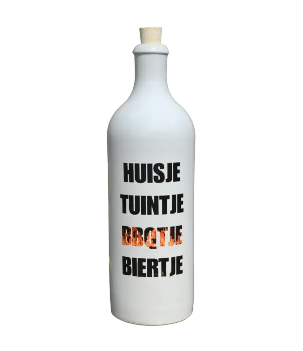 Menu'tje Marechal Fles Keramiek - Huisje Tuintje BBQ - 750 ml