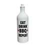 Fles Keramiek - Eat Drink BBQ Repeat - 750 ml