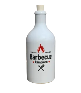 Fles Keramiek - Barbeque Kampioen - 500 ml