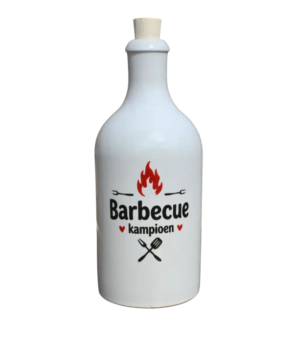 Menu'tje Marechal Fles Keramiek - Barbeque Kampioen - 500 ml