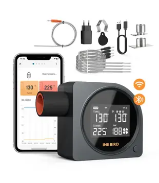 Inkbird - Draadloze BBQ Controller  ISC-028-BW (WIFI & Bluetooth)