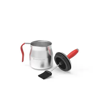 Kamado Joe ® - Basting Pot With Brush (Bedruipkannetje met kwast)
