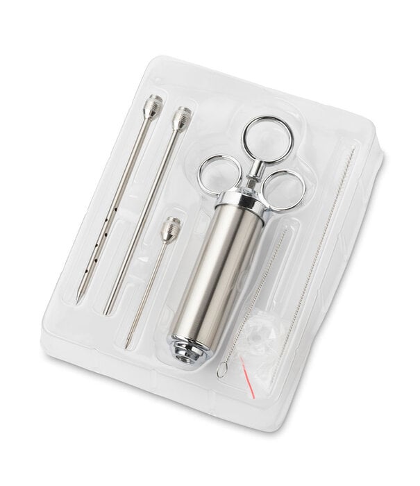 Turnpike BBQ Turnpike BBQ - Stainless Steel Marinade Injector Kit (RVS, Set)