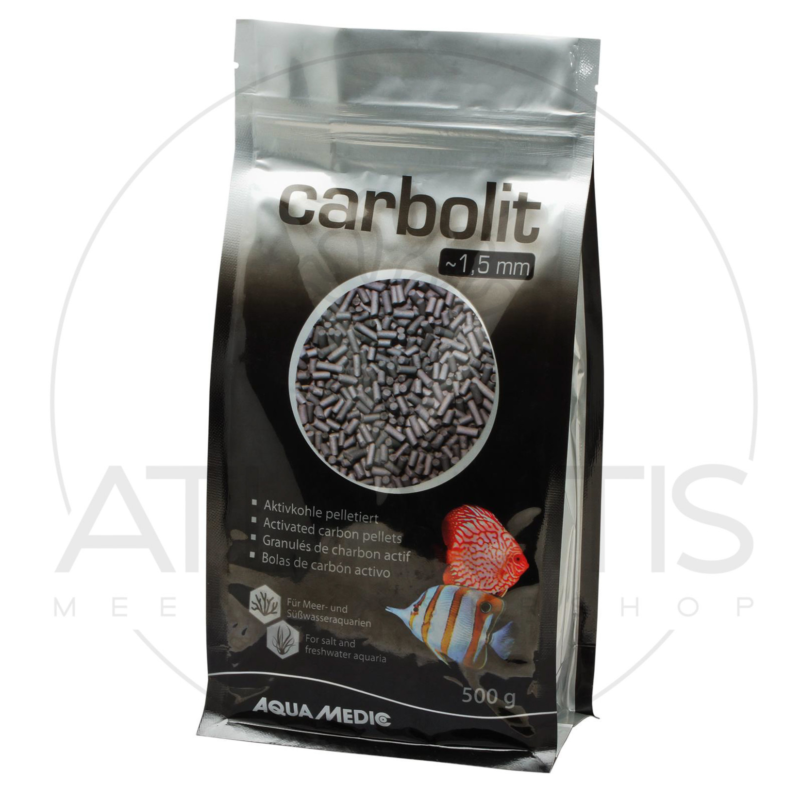 Aqua Medic carbolit 500 g - 650 ml - 1.5 mm Pellets