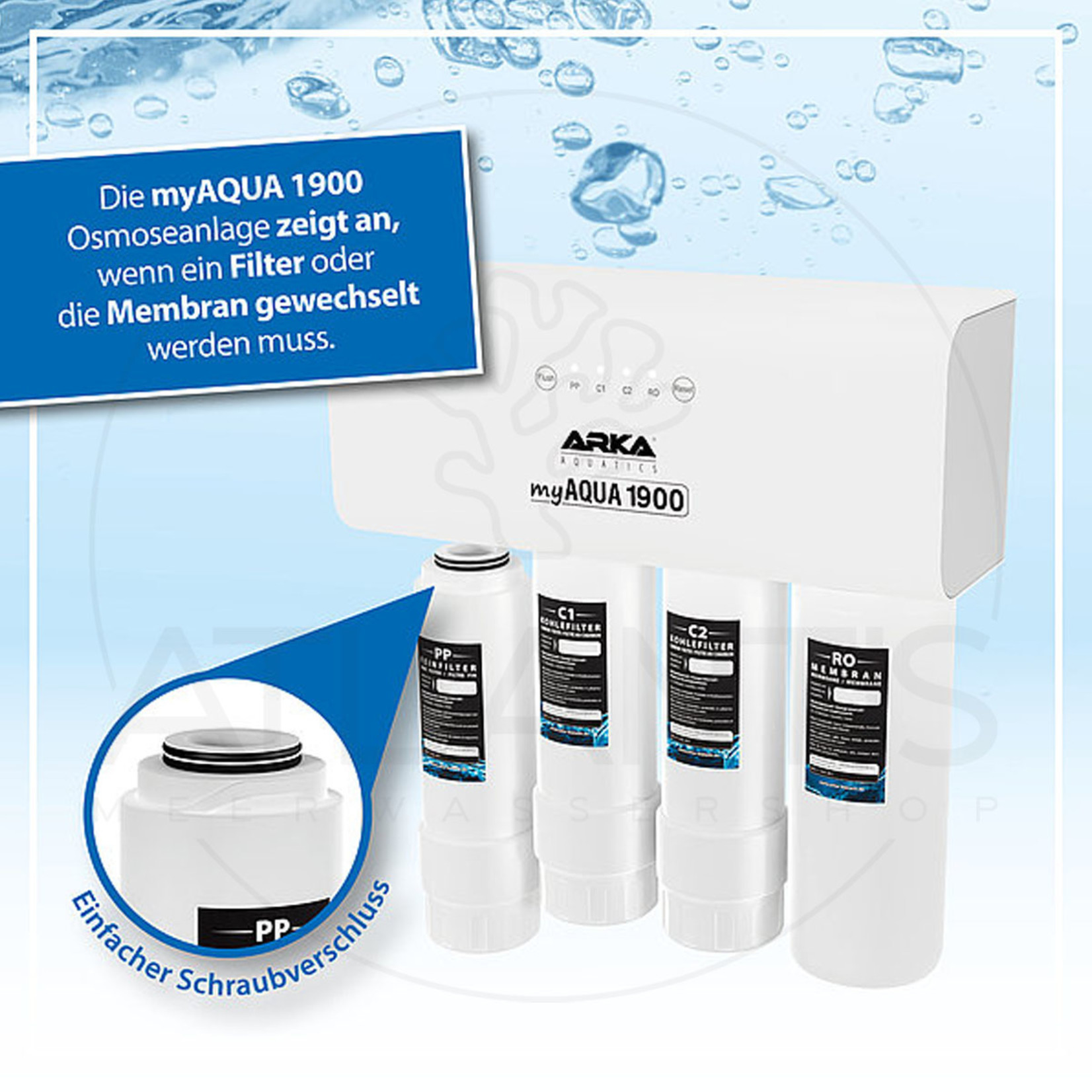 ARKA myAqua 1900 - Osmoseanlage - 1900 L / Tag