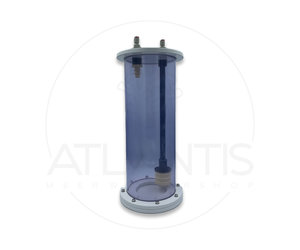 Rhein-Erft Aquaristik Harzsäule für Mischbettharz - 5 Liter - Weiss