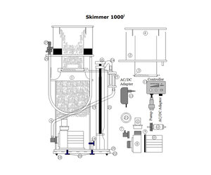 Deltec Schaumtopf für Skimmer 1000i (ix)