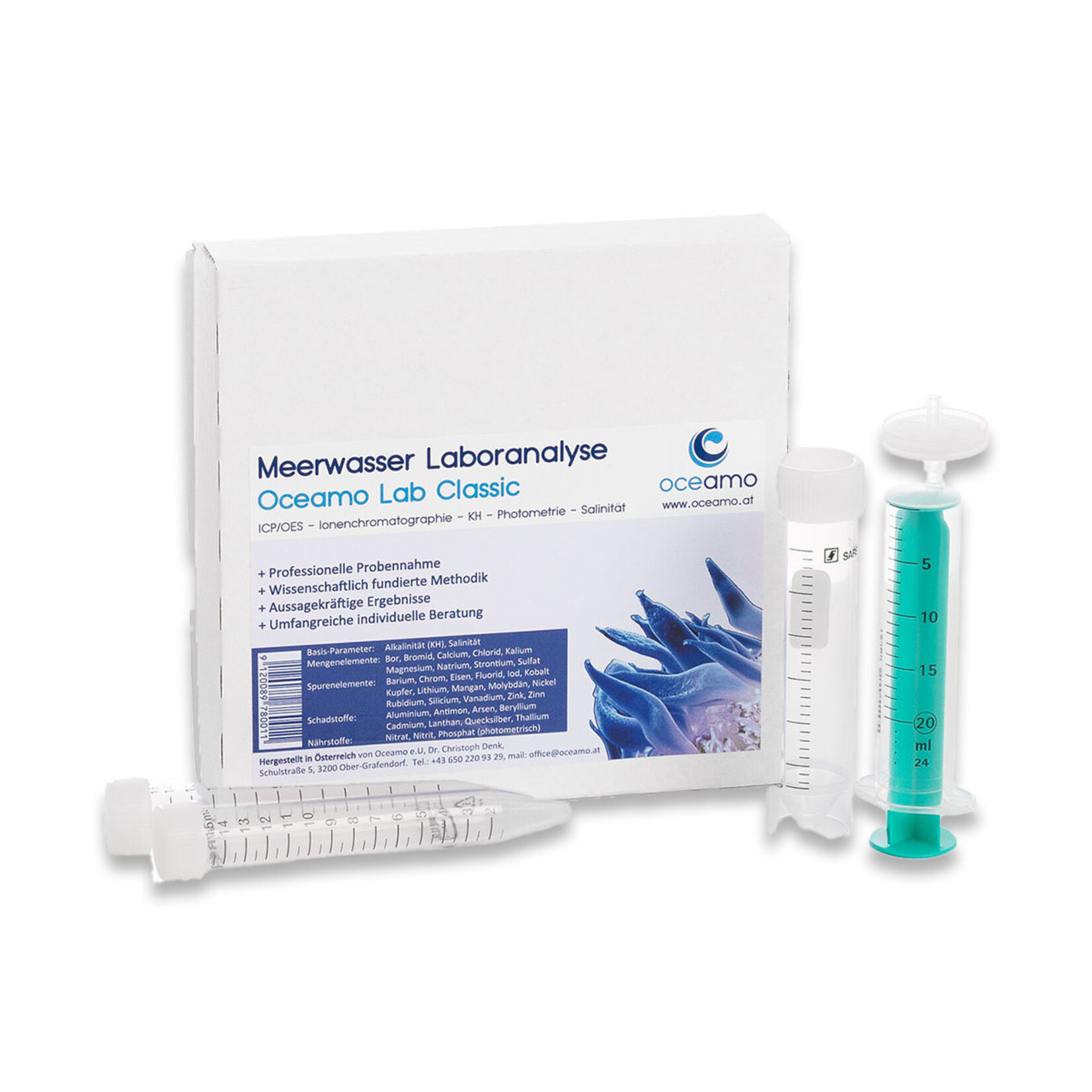 Oceamo Lab Classic Meerwasseranalyse