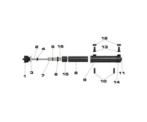 Aqua Medic Halteklammern für Helix Max 2.0 - 18 W bis 55 W - 2 Stk.