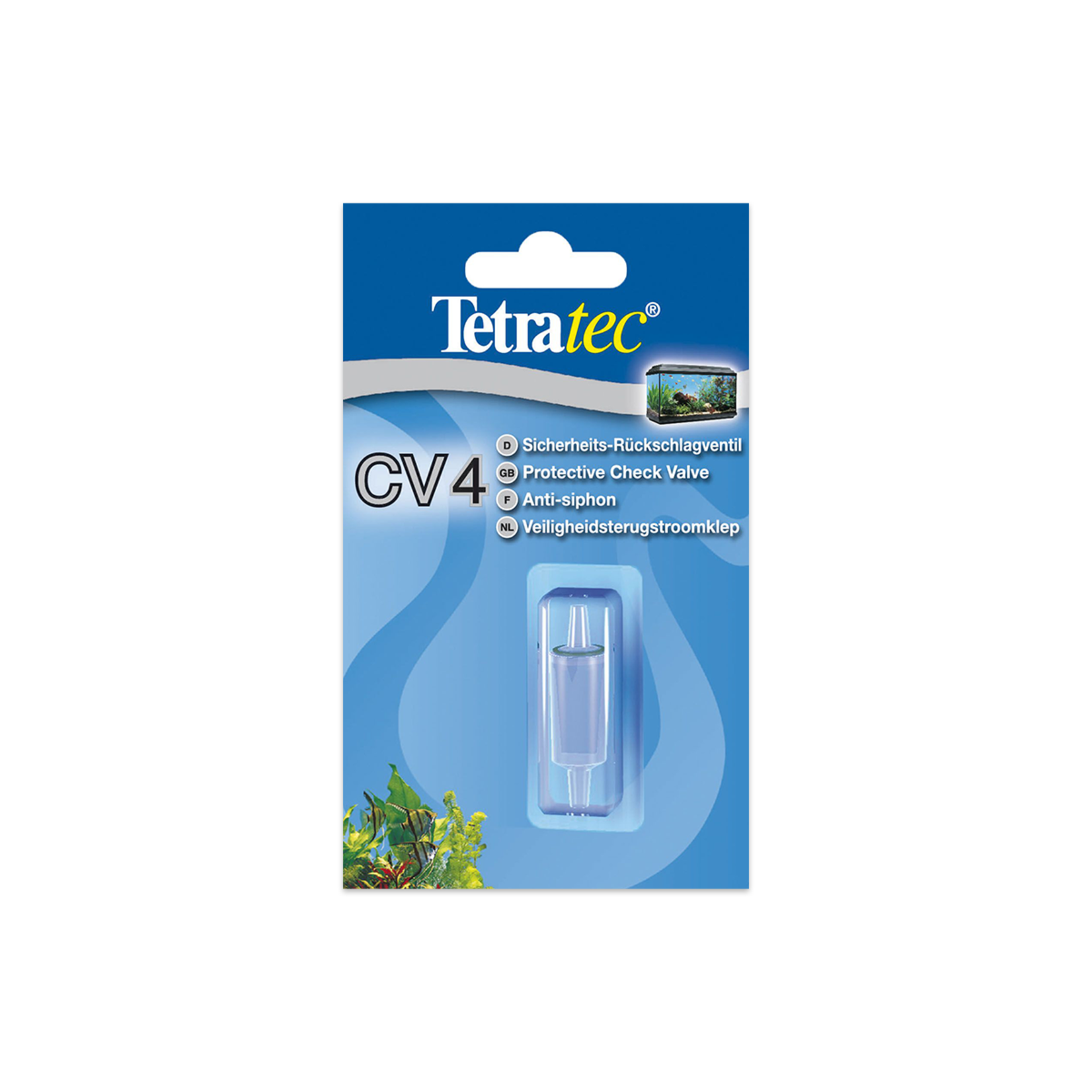 Tetra Rückschlagventil CV4 - Länge 40 mm