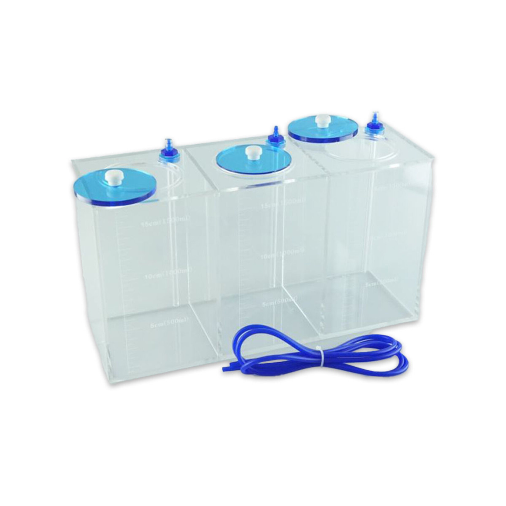 Aquarioom Flüssigkeitsbehälter 3 x 1.5 Liter - 308 x 108 x 165 mm