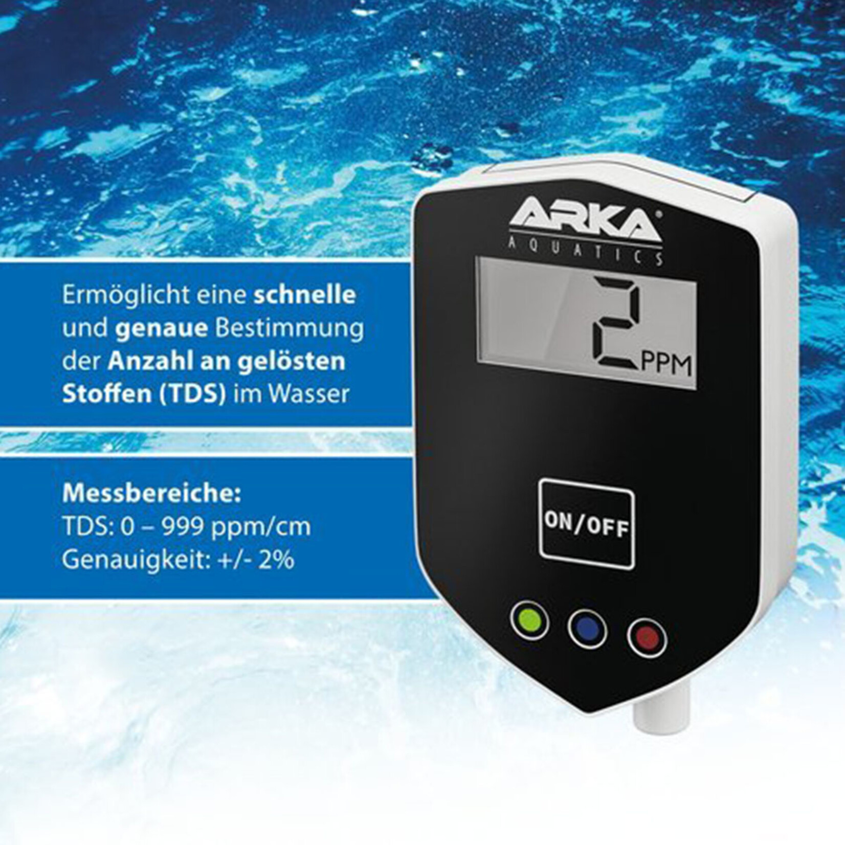 ARKA myAqua - In-Line TDS Messgerät