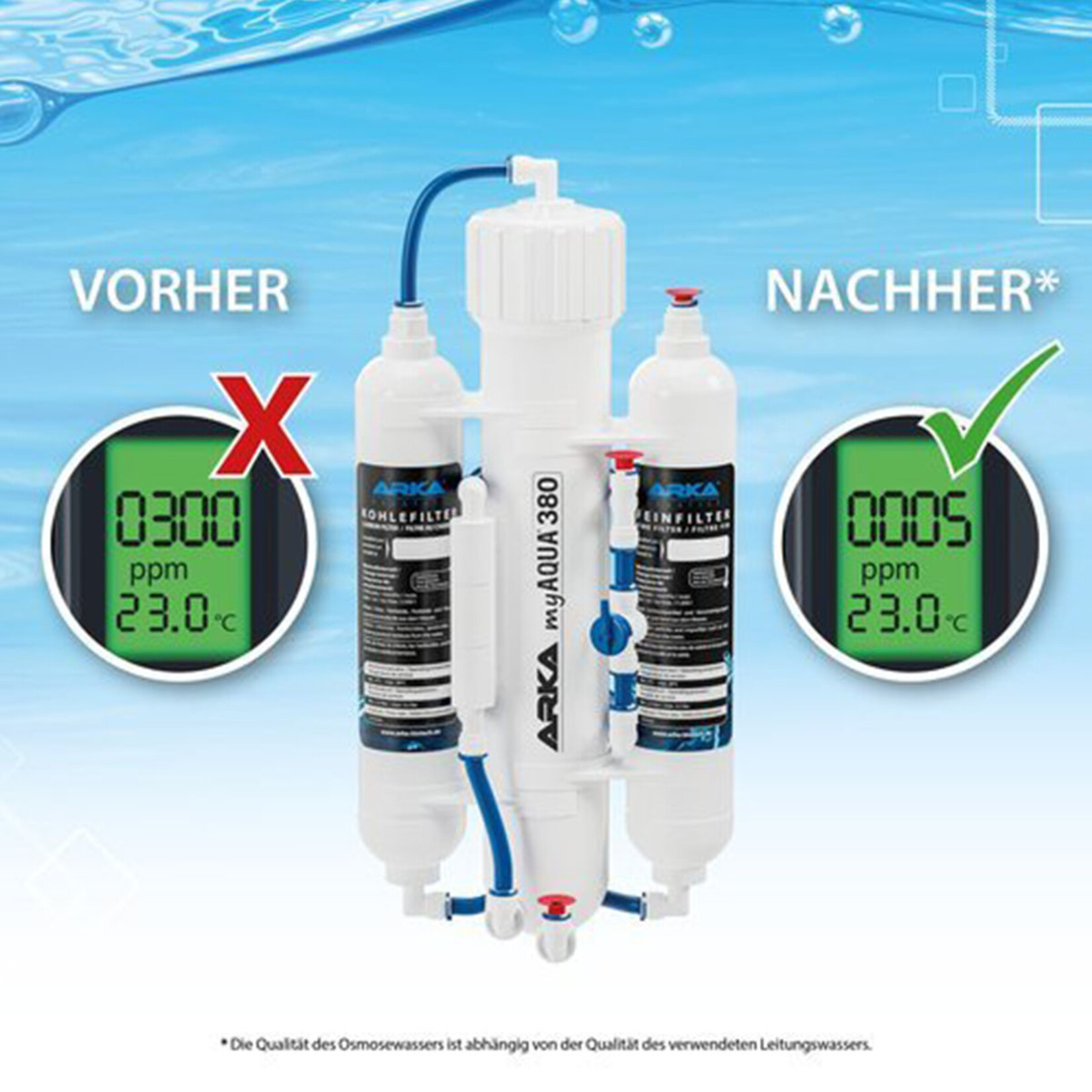 ARKA myAqua 380 - Osmoseanlage - 380 L / Tag