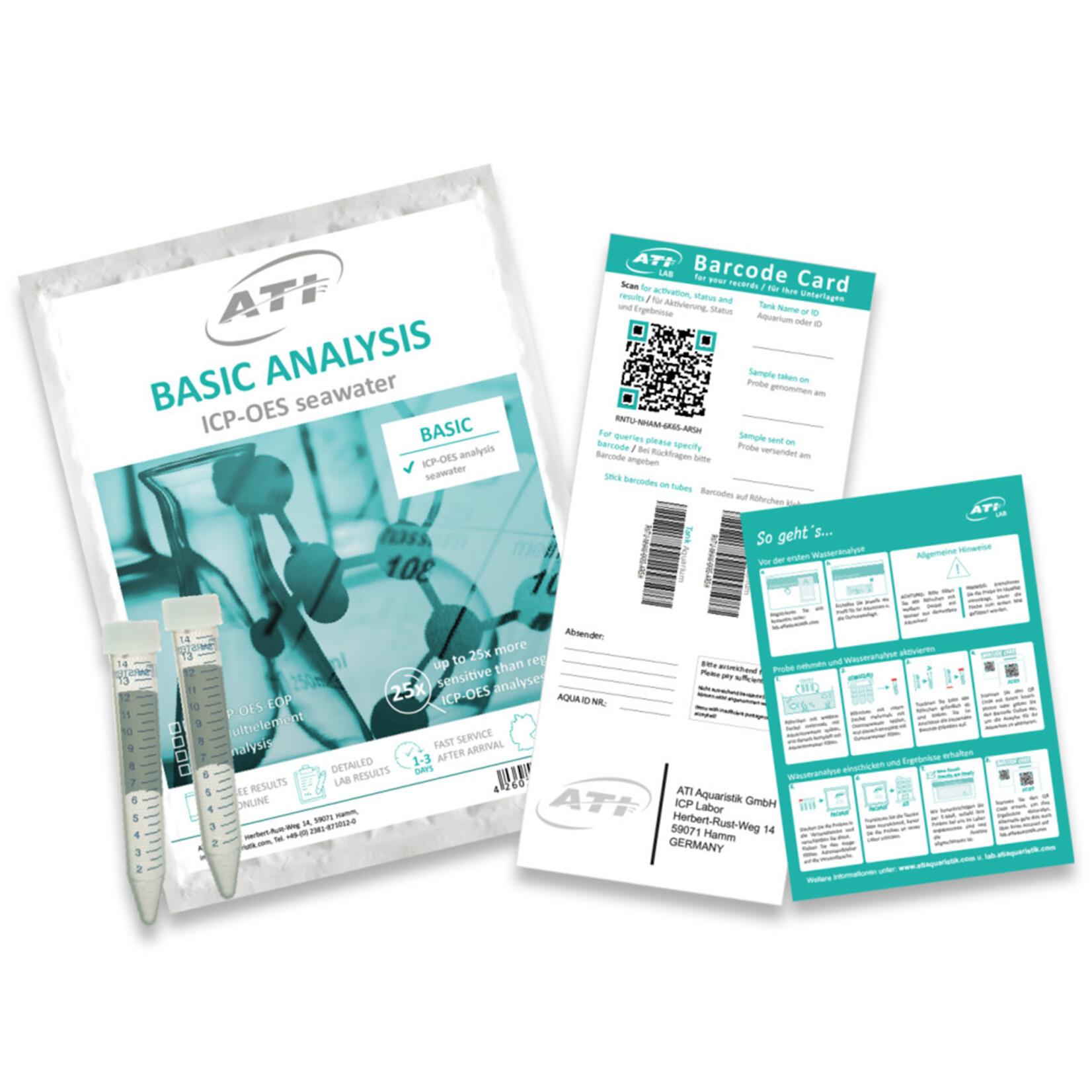 ATI ICP-OES Standard Analyse Set x 3