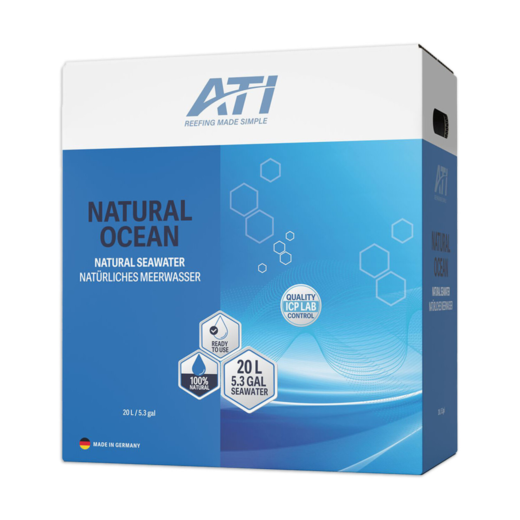 ATI Natural Ocean - Natürliches Meerwasser - 20 Liter