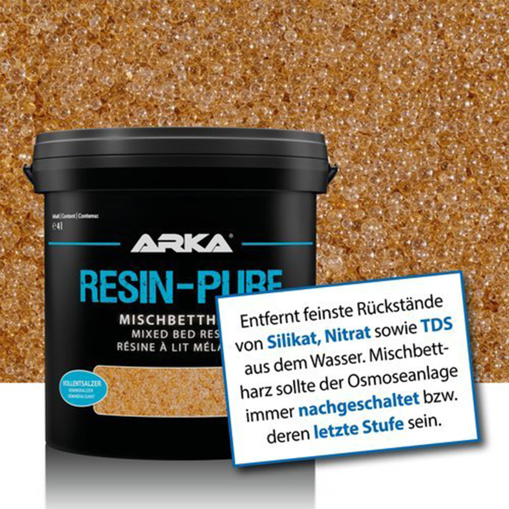ARKA Resin-Pure - Mischbettharz / Reinstwasserharz - 20 L