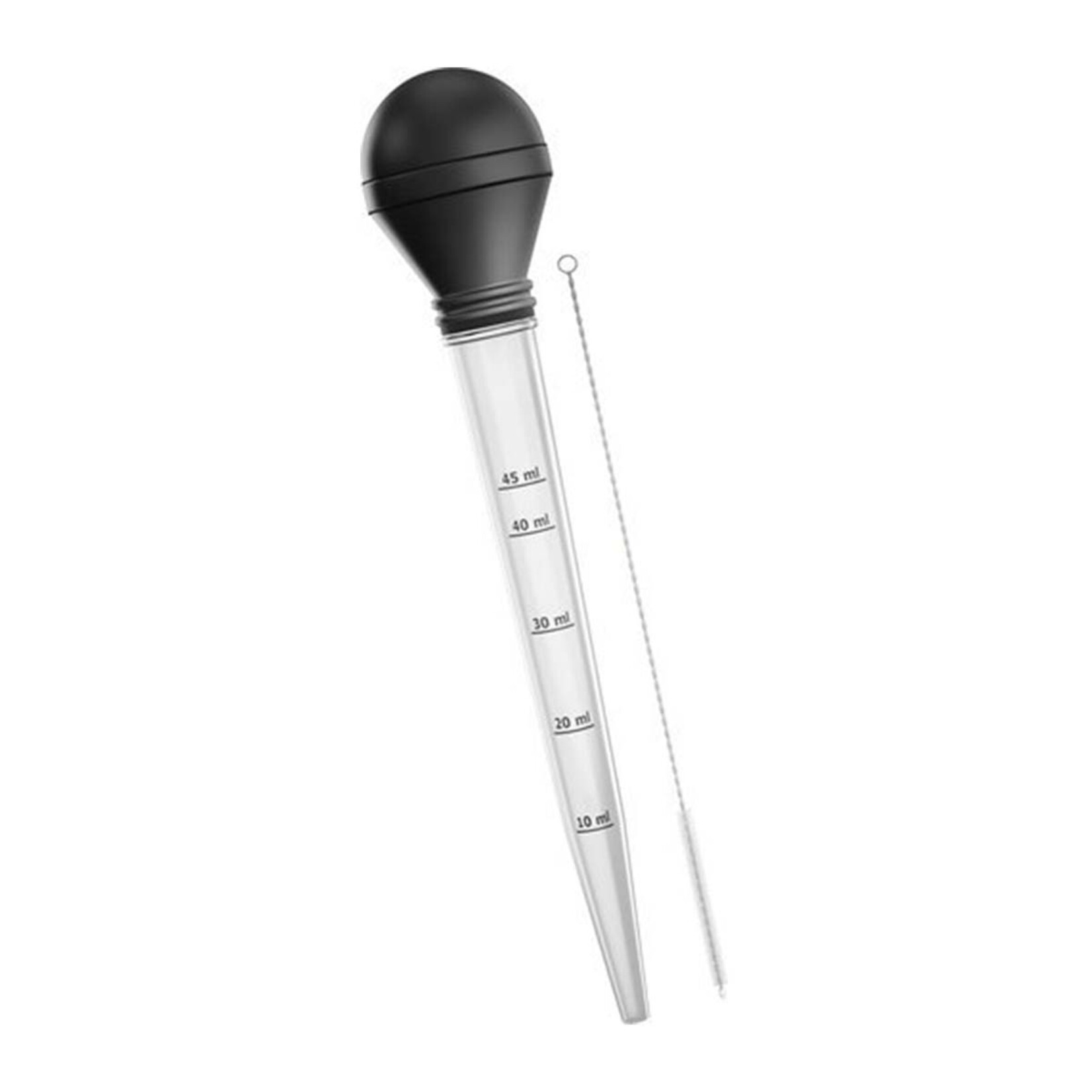 ARKA Multifunktions-Pipette mit Reinigunsbürste - Füllvolumen 50 ml - 30 cm