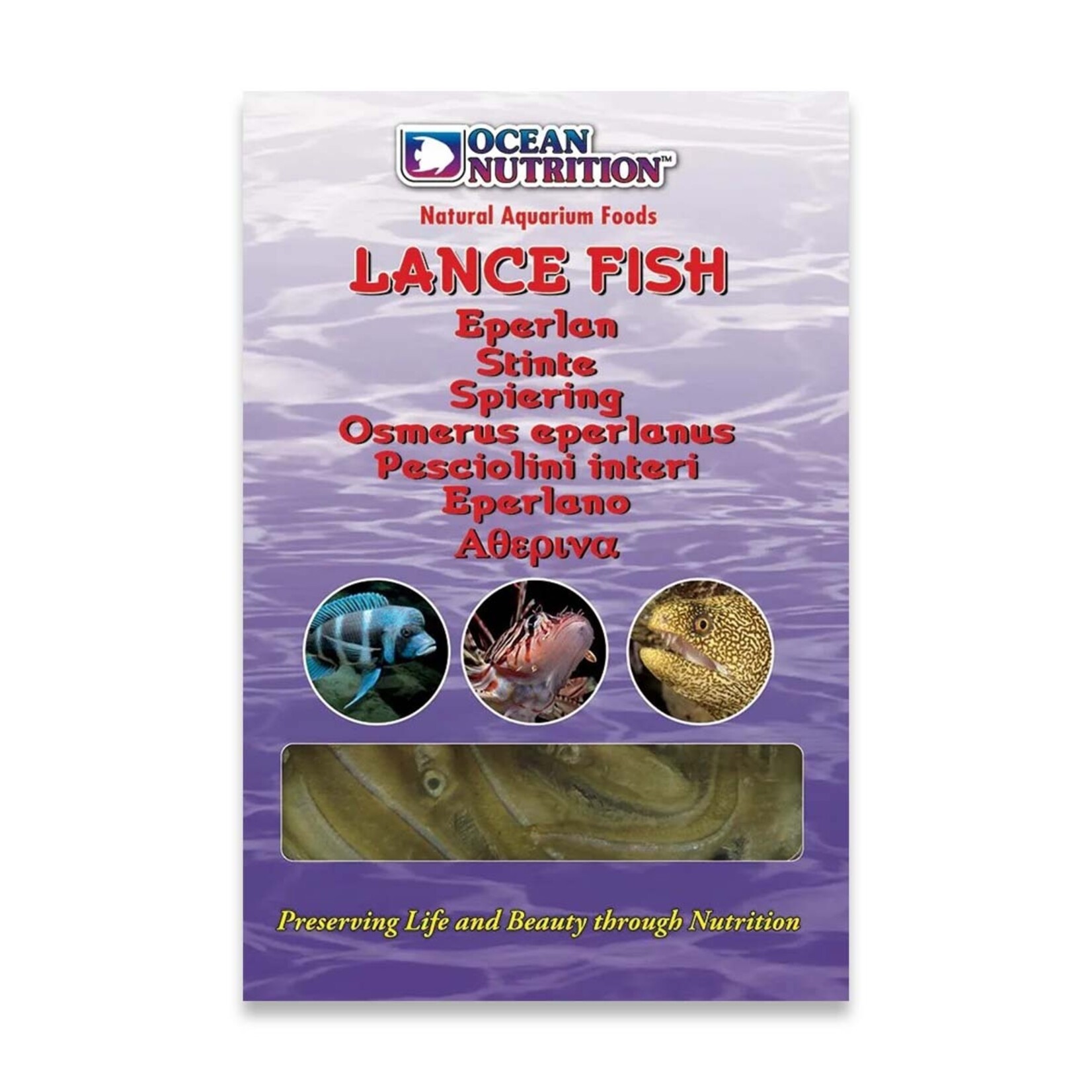 Ocean Nutrition Lance Fish (mono tray) - 100 g