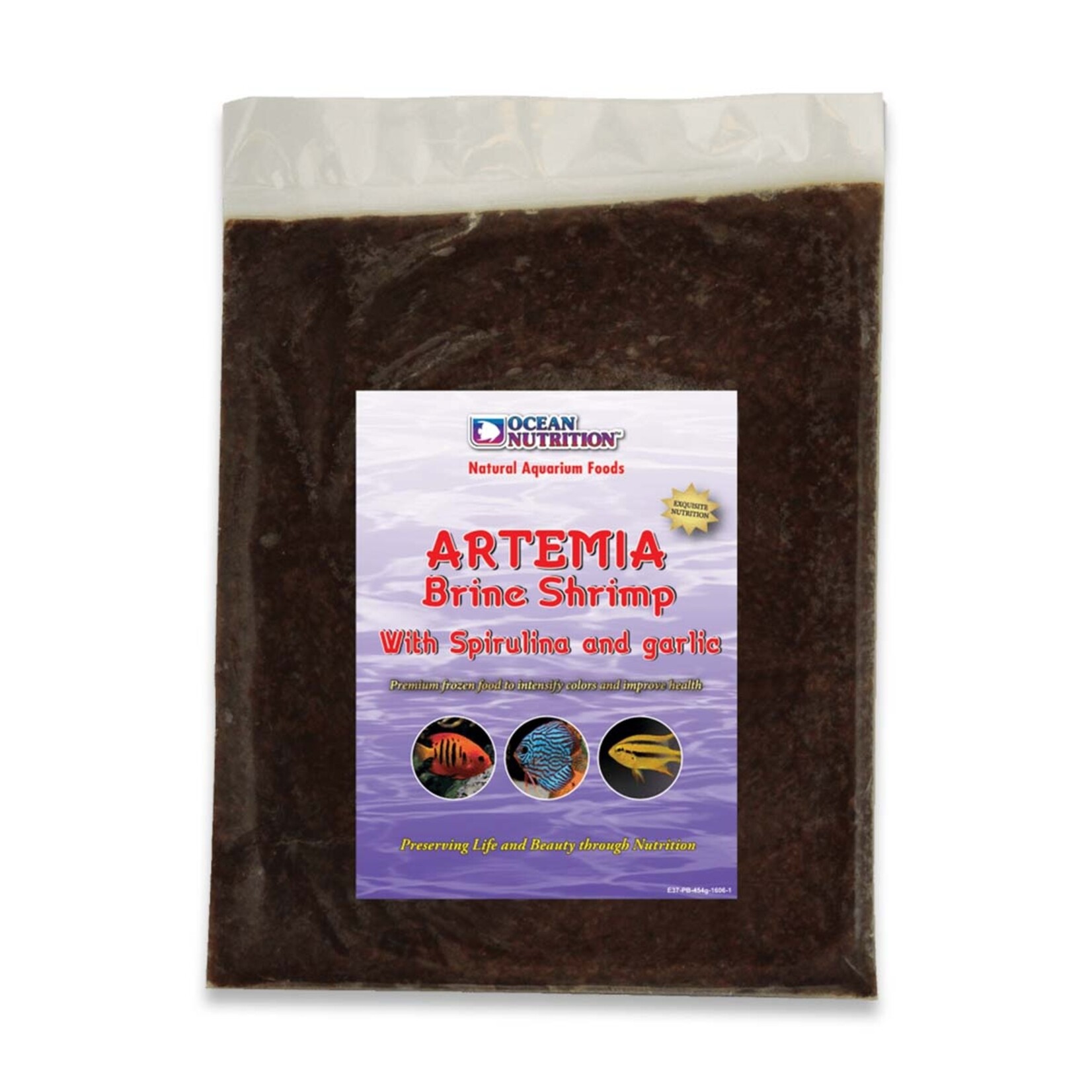 Ocean Nutrition Artemia with Spirulina and garlic Flatpack - 454 g
