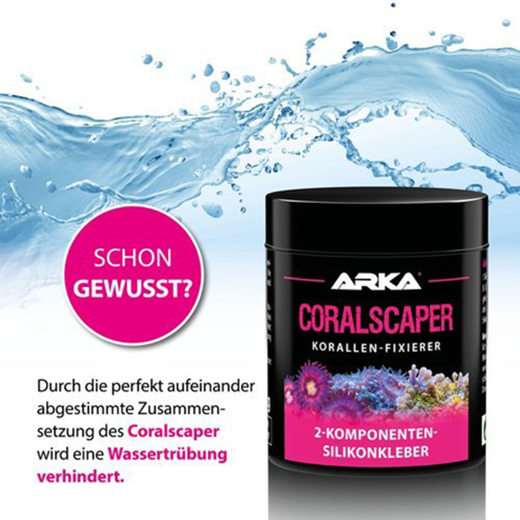 ARKA Coralscaper - Korallen-Fixierer - 2 x 60 g (120 g)