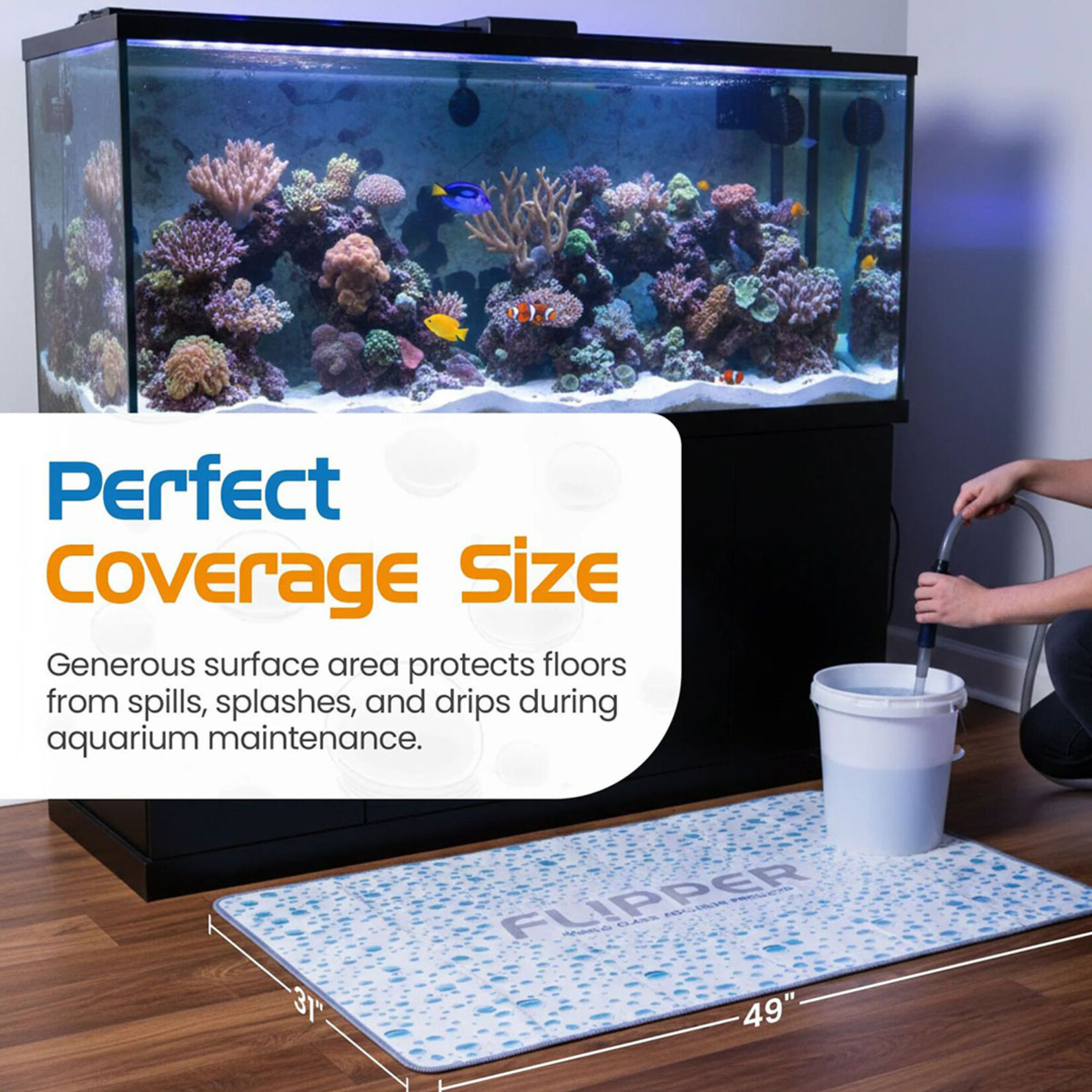 Flipper Splash Mat - Aquarienmatte