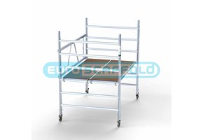 Kamersteiger 135x190 3m werkhoogte met luik