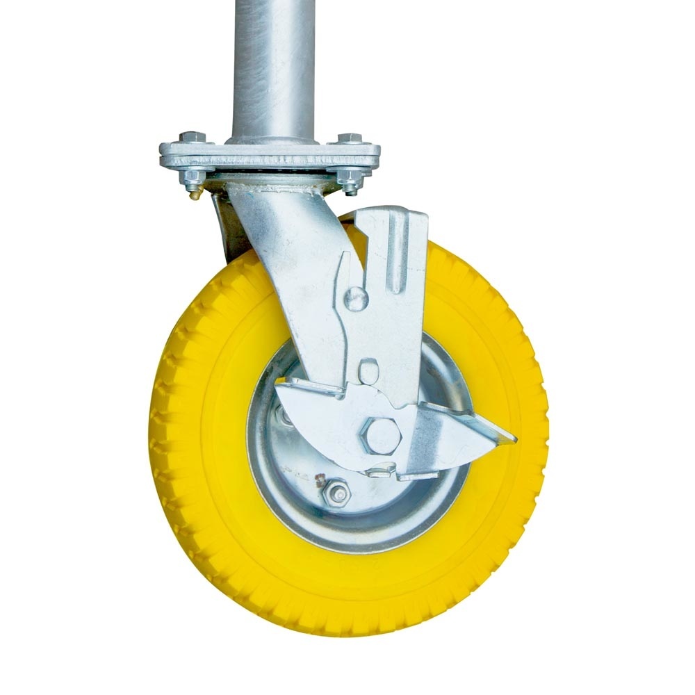 All-terrain wiel met stalen spindel