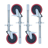 Panthera wiel nylon + stalen spindel 20 cm