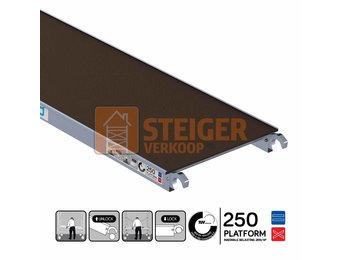 Rolsteiger platform 250 cm zonder luik
