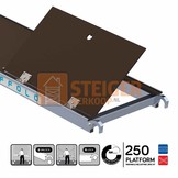 Rolsteiger platform 250 cm met luik