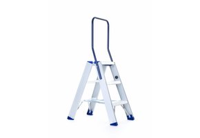 Trap dubbel professioneel 2x3 treden