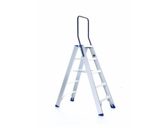 Trap dubbel professioneel 2x5 treden