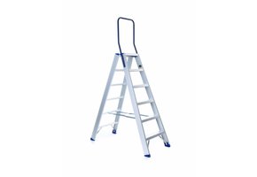 Trap dubbel professioneel 2x6 treden