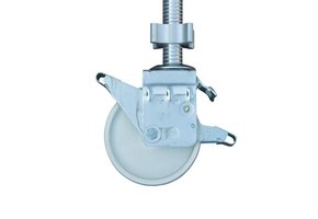 Steigerwiel nylon + aluminium spindel