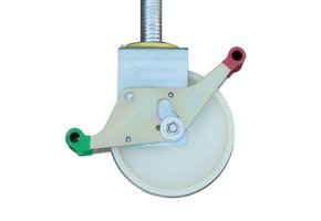 Steigerwiel nylon + stalen spindel