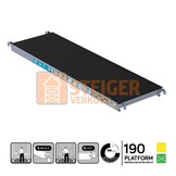 Rolsteiger platform zonder luik 190 cm carbon vloer (lichtgewicht)